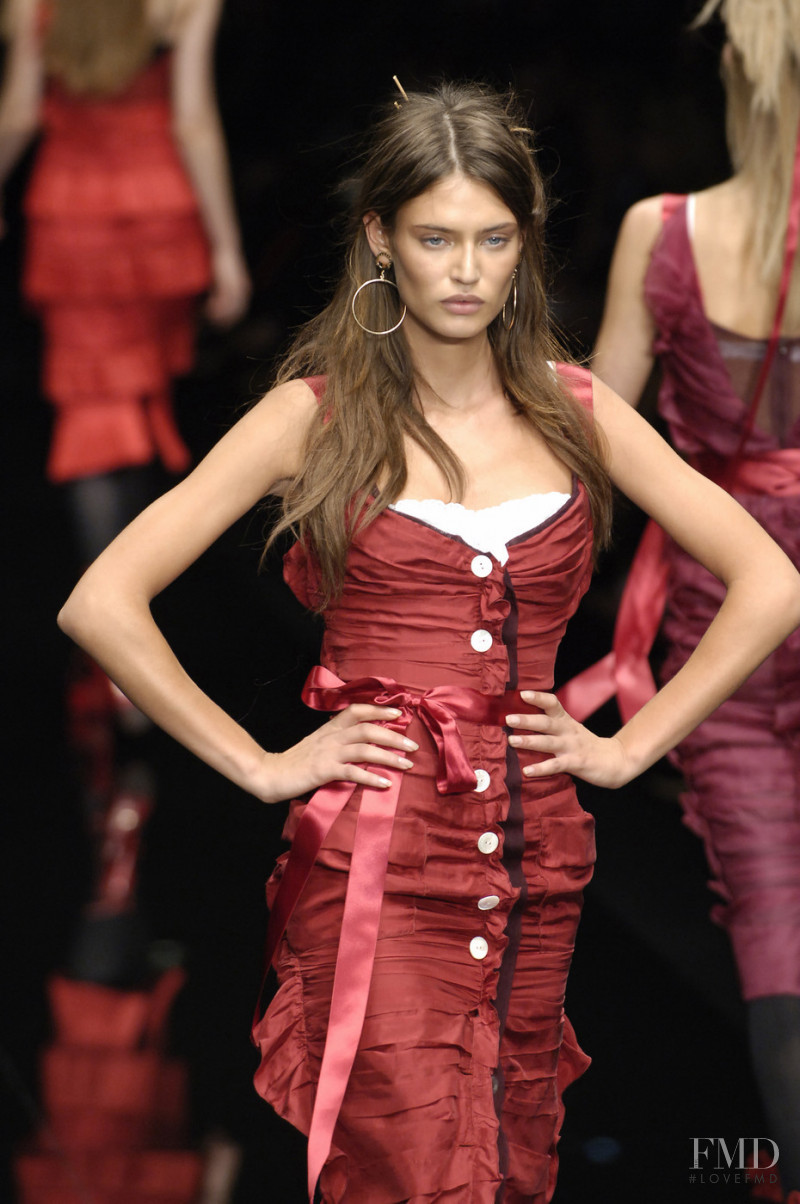 Bianca Balti featured in  the Dolce & Gabbana Alta Moda fashion show for Spring/Summer 2006