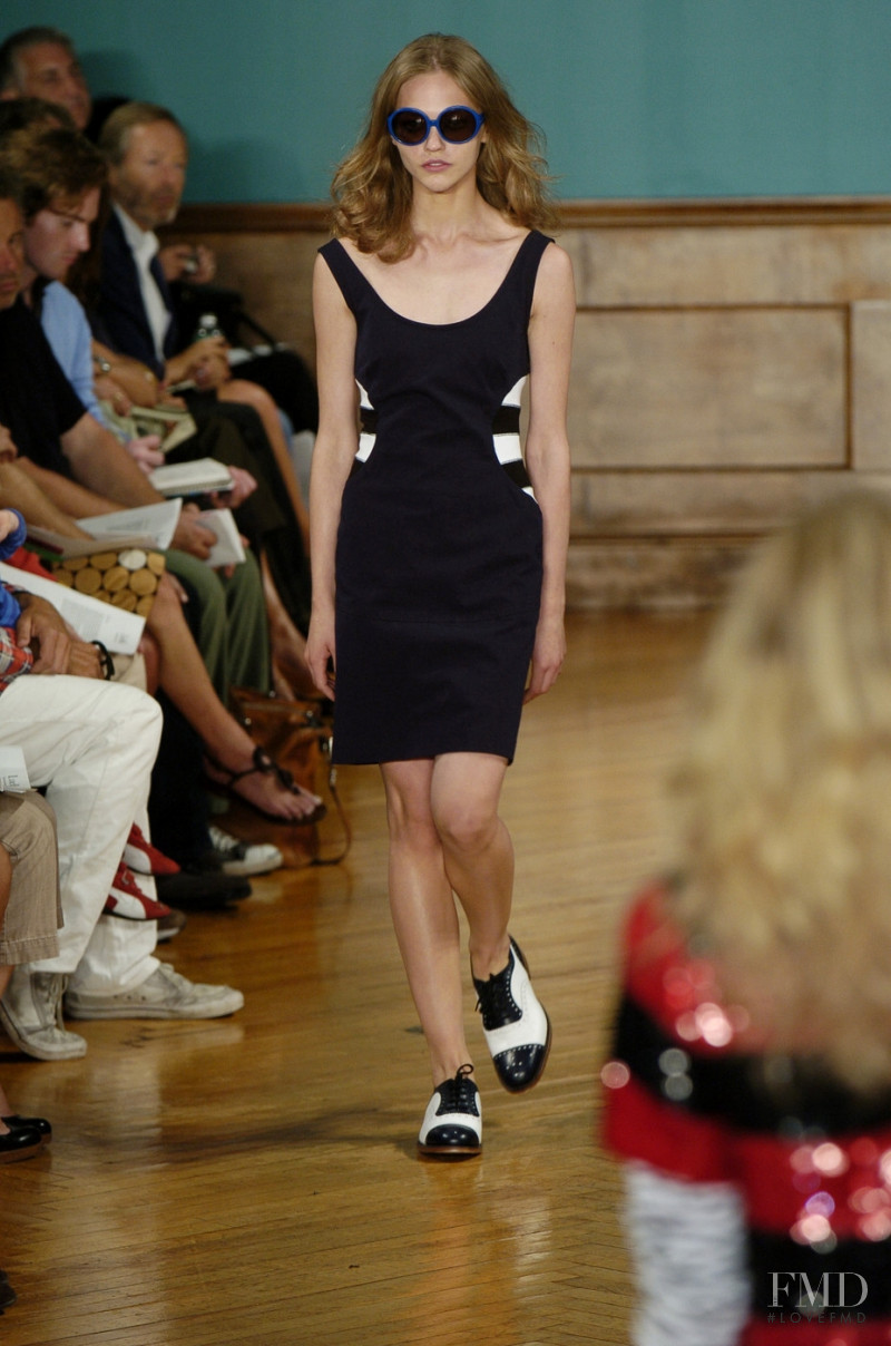 Sasha Pivovarova featured in  the Luella fashion show for Spring/Summer 2006