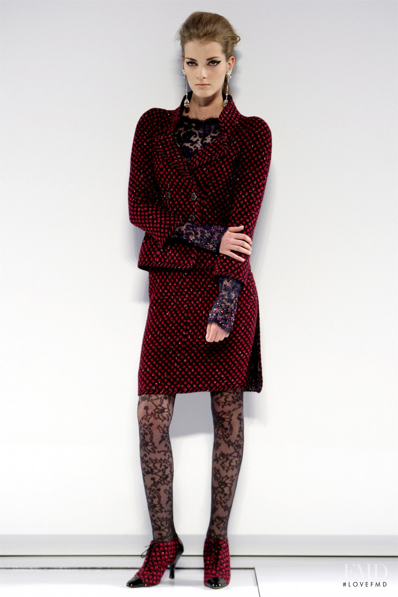 Denisa Dvorakova featured in  the Chanel Haute Couture fashion show for Autumn/Winter 2009
