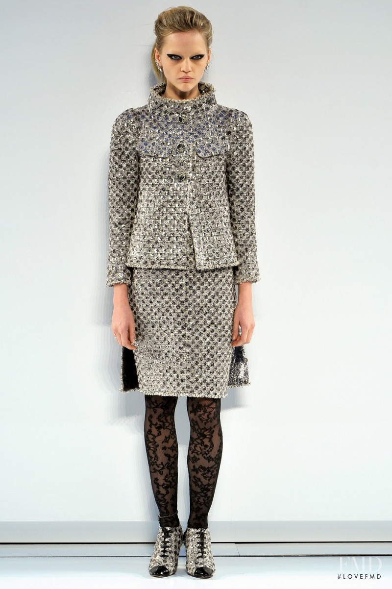 Sasha Pivovarova featured in  the Chanel Haute Couture fashion show for Autumn/Winter 2009