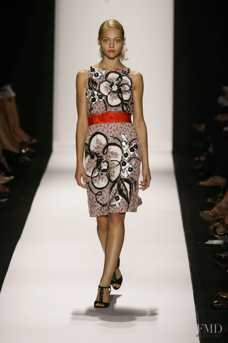 Sasha Pivovarova featured in  the Carolina Herrera fashion show for Spring/Summer 2008