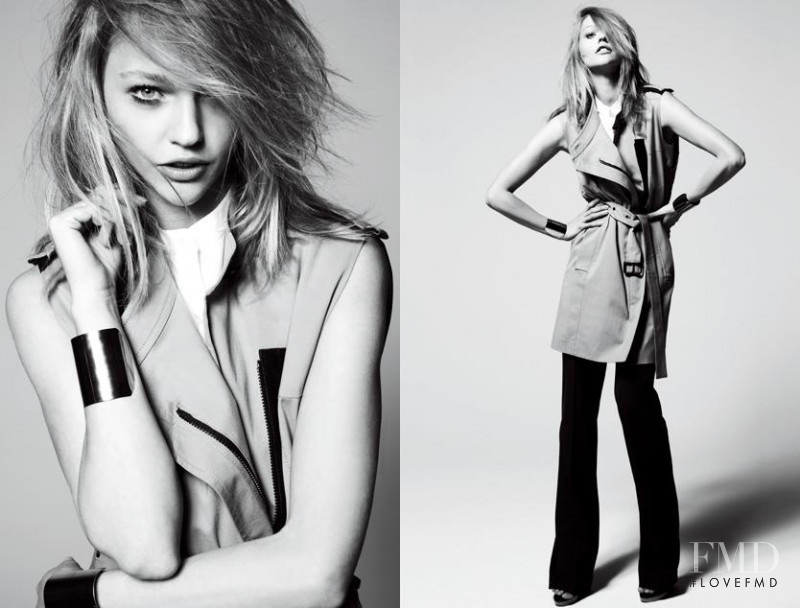 Sasha Pivovarova featured in  the Coming Step advertisement for Spring/Summer 2011