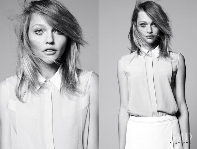 Sasha Pivovarova featured in  the Coming Step advertisement for Spring/Summer 2011