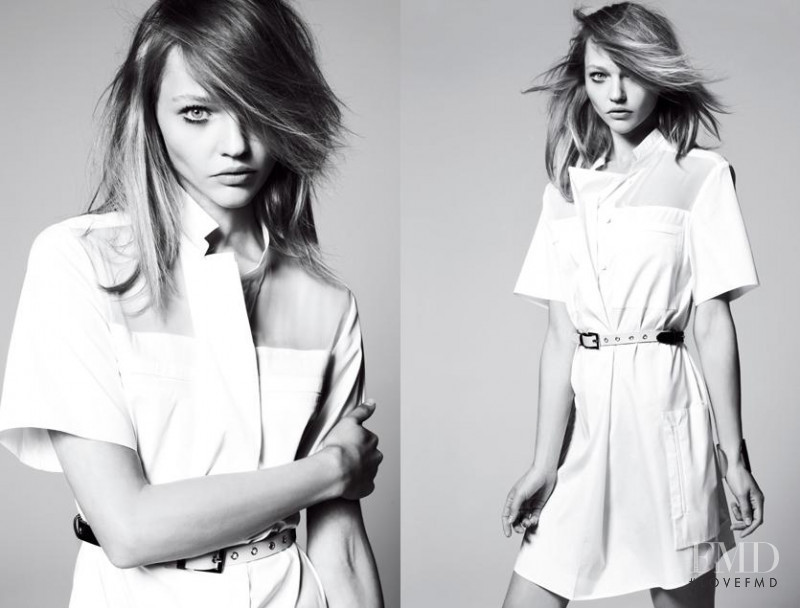 Sasha Pivovarova featured in  the Coming Step advertisement for Spring/Summer 2011