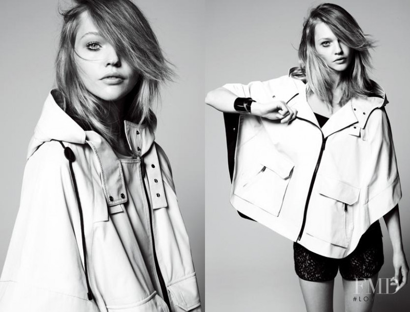 Sasha Pivovarova featured in  the Coming Step advertisement for Spring/Summer 2011