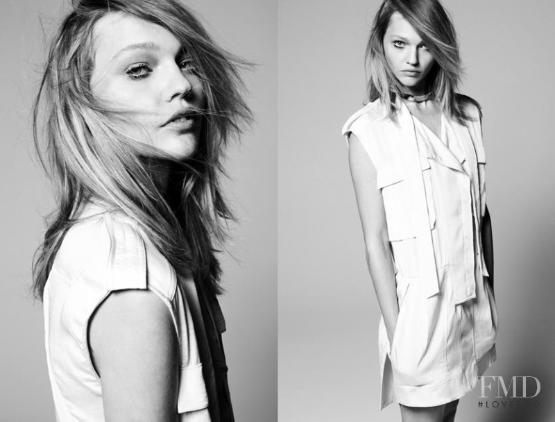 Sasha Pivovarova featured in  the Coming Step advertisement for Spring/Summer 2011