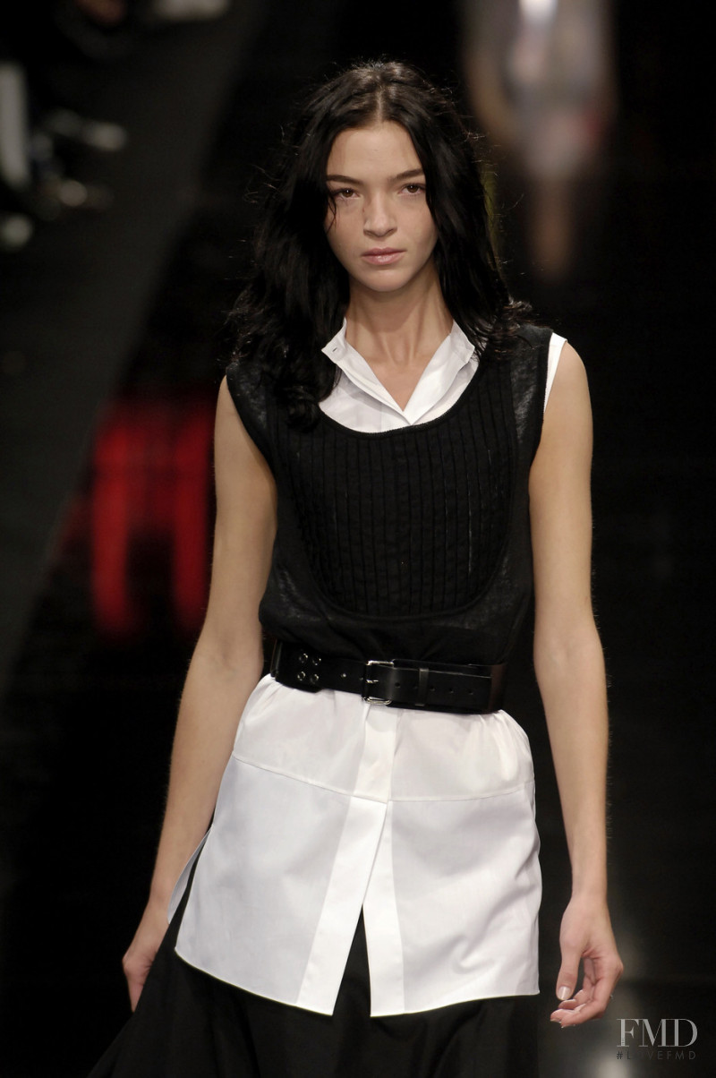 Mariacarla Boscono featured in  the Lagerfeld Gallery fashion show for Spring/Summer 2006