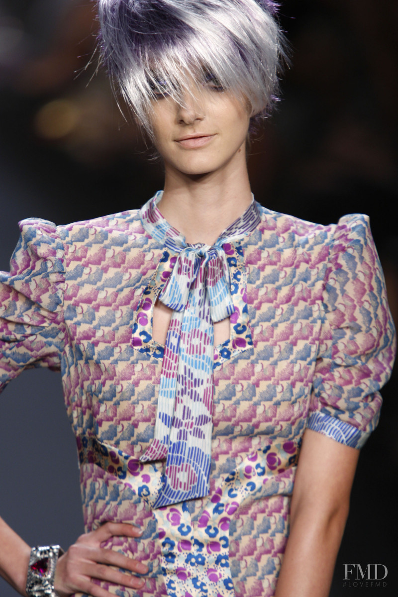 Denisa Dvorakova featured in  the Anna Sui fashion show for Spring/Summer 2008