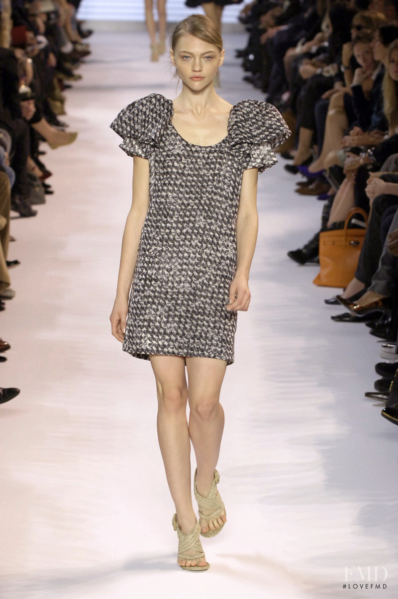 Sasha Pivovarova featured in  the Stella McCartney fashion show for Spring/Summer 2007