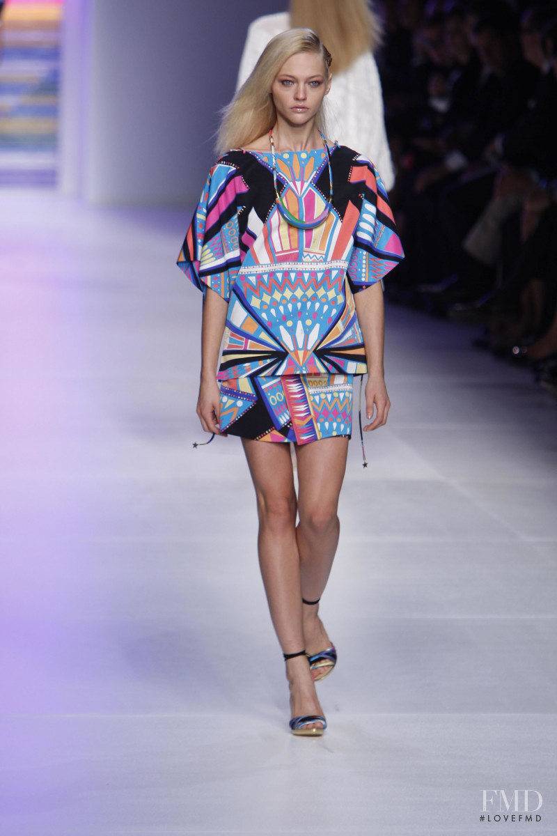 Sasha Pivovarova featured in  the Pucci fashion show for Spring/Summer 2009