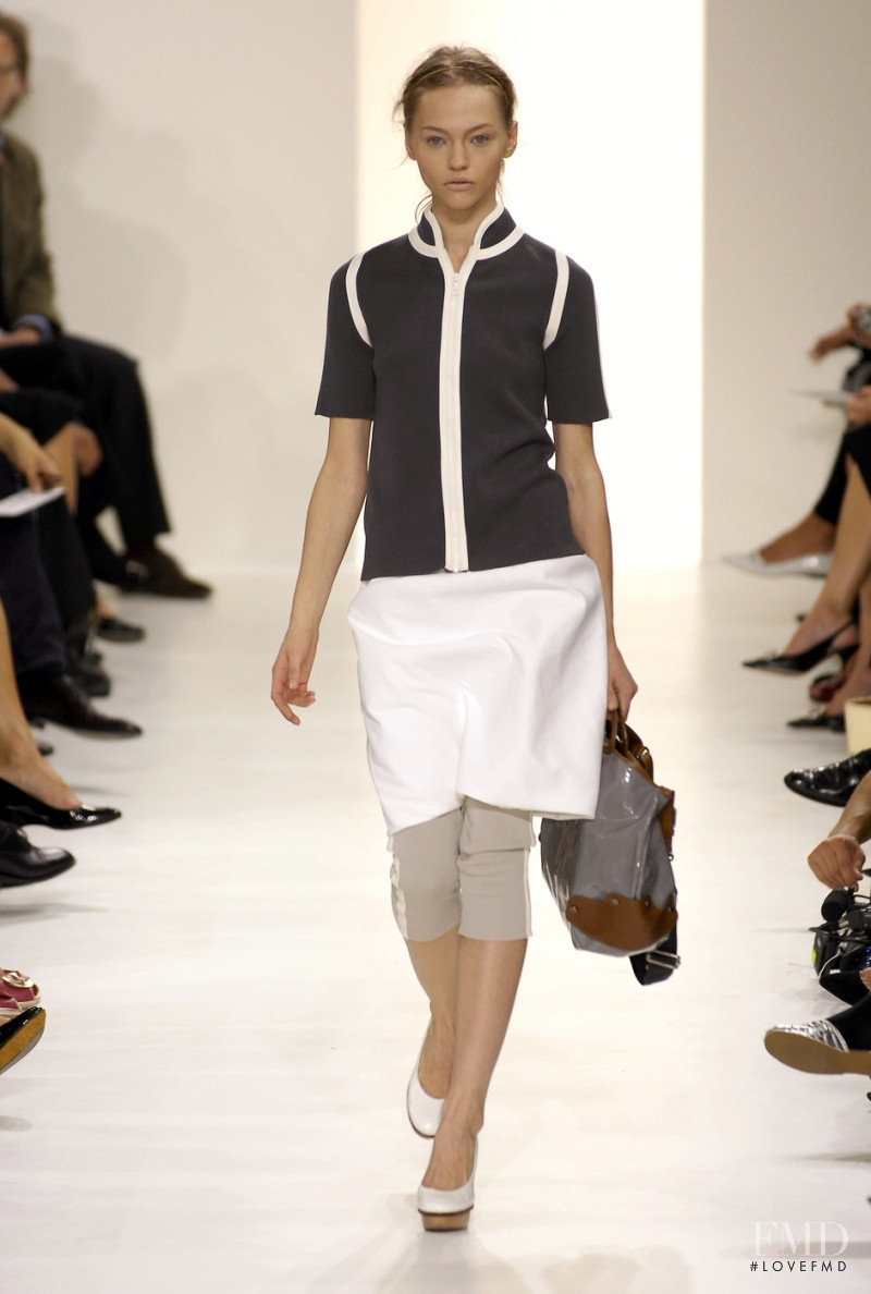 Sasha Pivovarova featured in  the Marni fashion show for Spring/Summer 2007