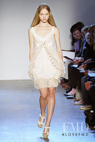 Sasha Pivovarova featured in  the Phi fashion show for Spring/Summer 2007