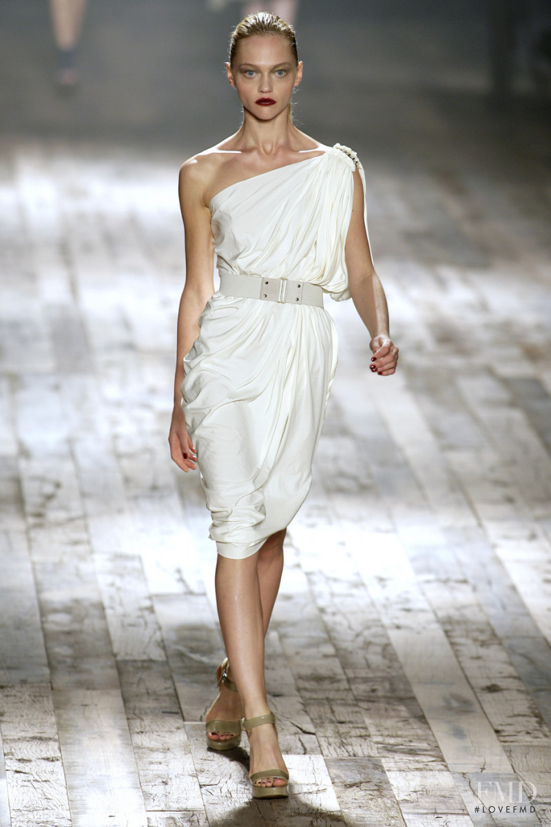 Sasha Pivovarova featured in  the Lanvin fashion show for Spring/Summer 2008