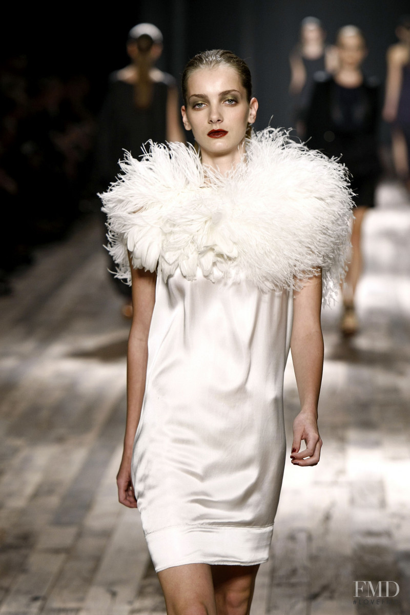 Denisa Dvorakova featured in  the Lanvin fashion show for Spring/Summer 2008
