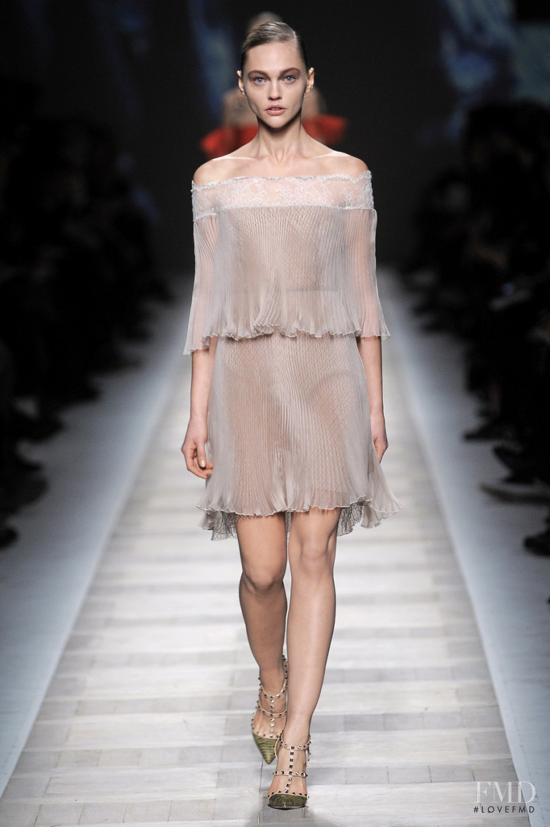 Sasha Pivovarova featured in  the Valentino fashion show for Autumn/Winter 2010
