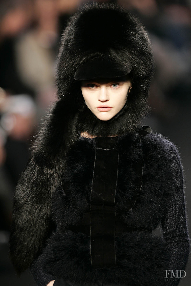 Sasha Pivovarova featured in  the Givenchy fashion show for Autumn/Winter 2006