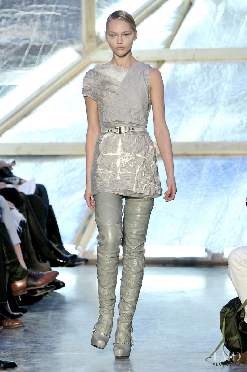 Sasha Pivovarova featured in  the Rodarte fashion show for Autumn/Winter 2009