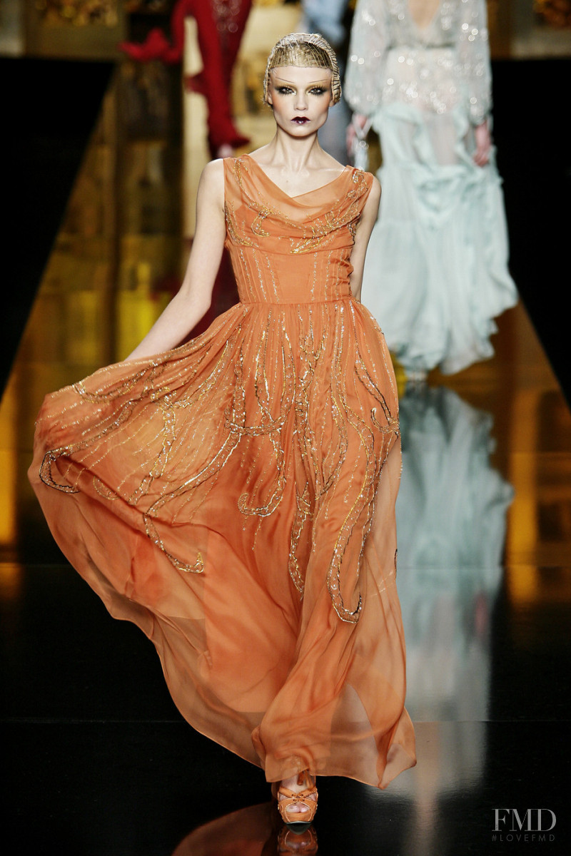Natasha Poly featured in  the Christian Dior fashion show for Autumn/Winter 2009