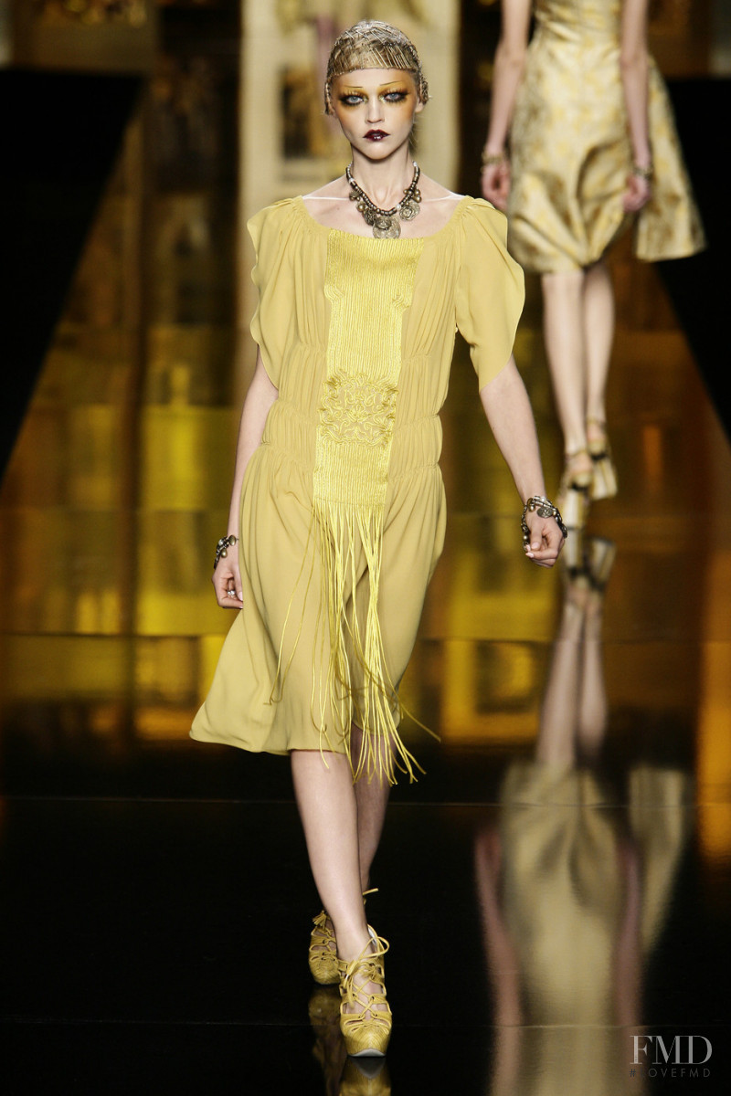 Sasha Pivovarova featured in  the Christian Dior fashion show for Autumn/Winter 2009