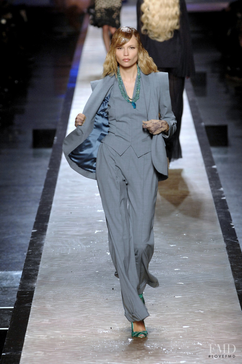 Natasha Poly featured in  the Jean Paul Gaultier Haute Couture fashion show for Spring/Summer 2008
