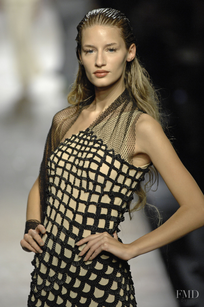 Linda Vojtova featured in  the Jean Paul Gaultier Haute Couture fashion show for Spring/Summer 2008