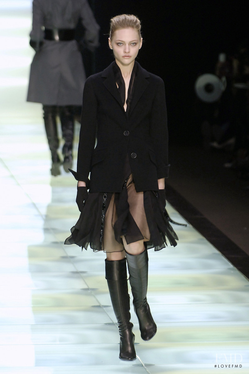 Sasha Pivovarova featured in  the Celine fashion show for Autumn/Winter 2006