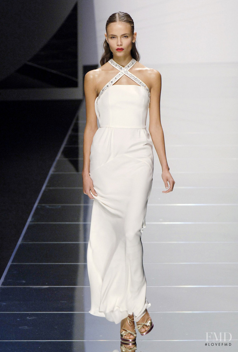 Natasha Poly featured in  the Valentino fashion show for Spring/Summer 2006