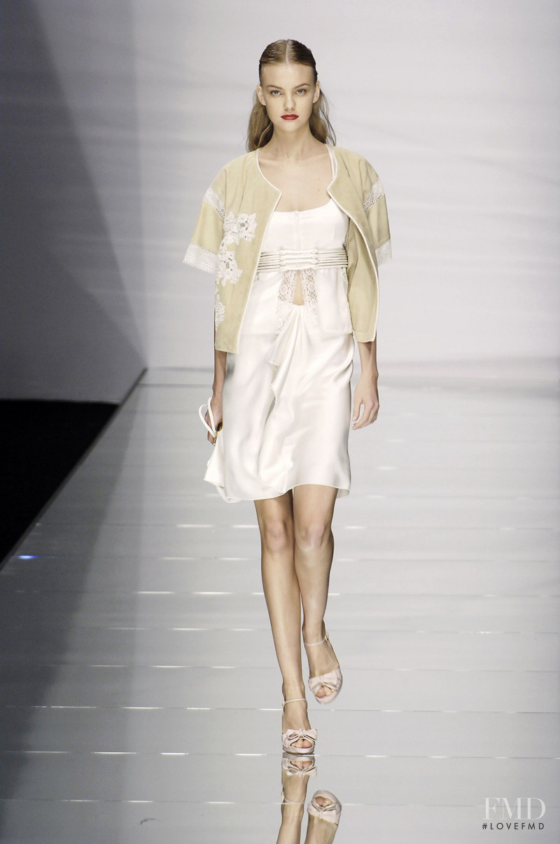 Caroline Trentini featured in  the Valentino fashion show for Spring/Summer 2006