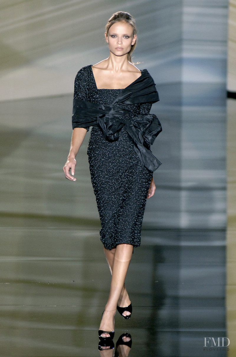Natasha Poly featured in  the Elie Saab Couture fashion show for Autumn/Winter 2006