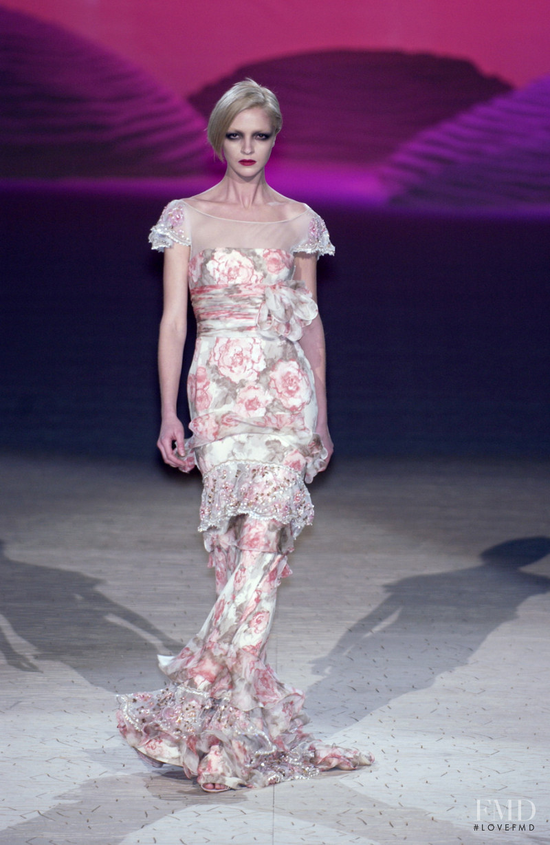 Mariacarla Boscono featured in  the Valentino Couture fashion show for Spring/Summer 2006