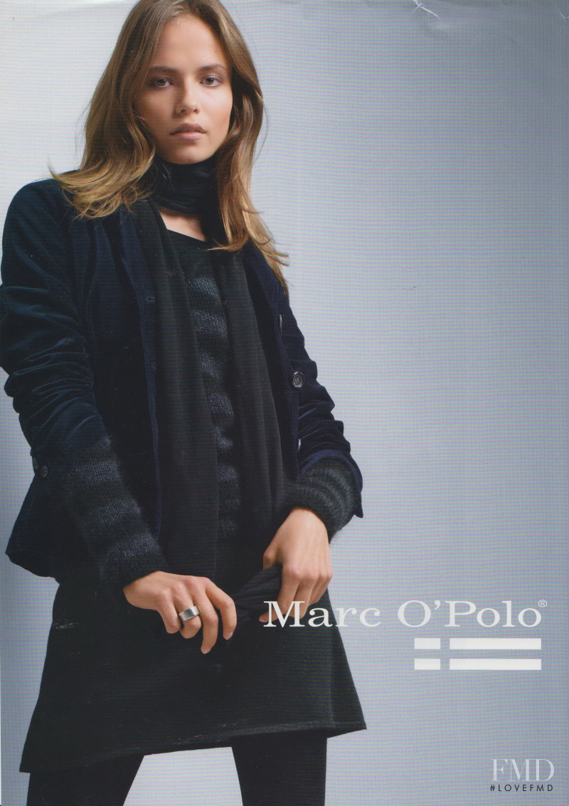 Natasha Poly featured in  the Marc O‘Polo advertisement for Autumn/Winter 2006
