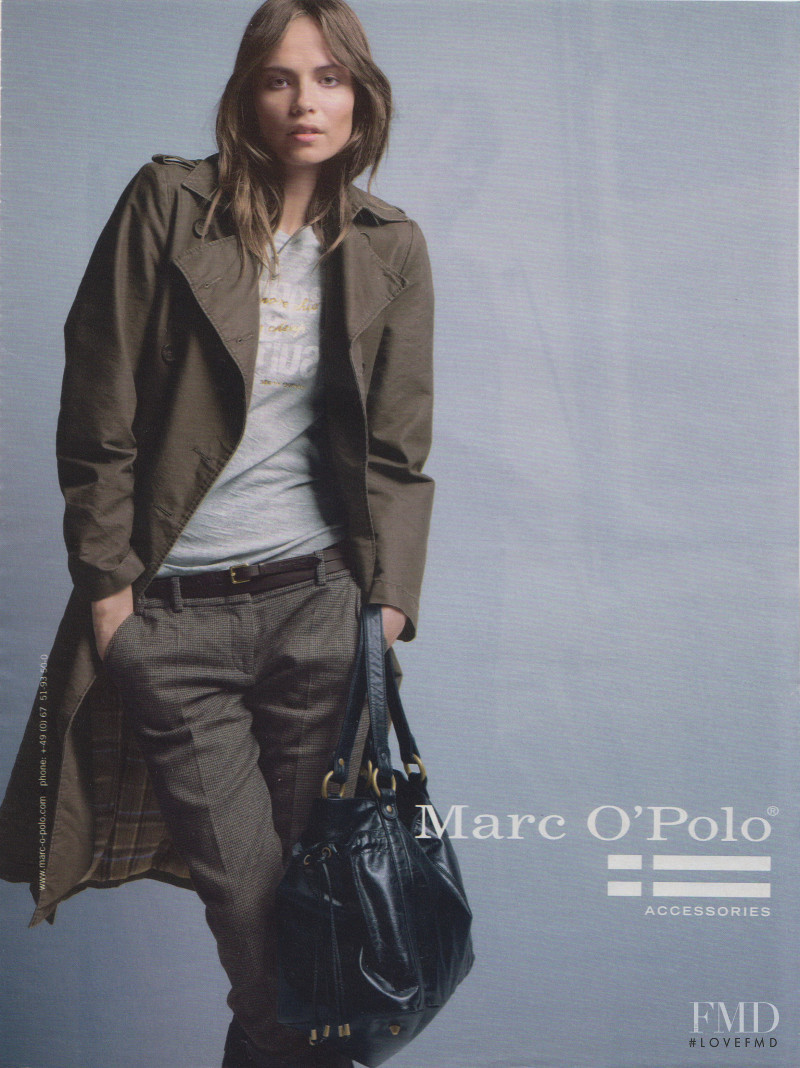 Natasha Poly featured in  the Marc O‘Polo advertisement for Autumn/Winter 2006