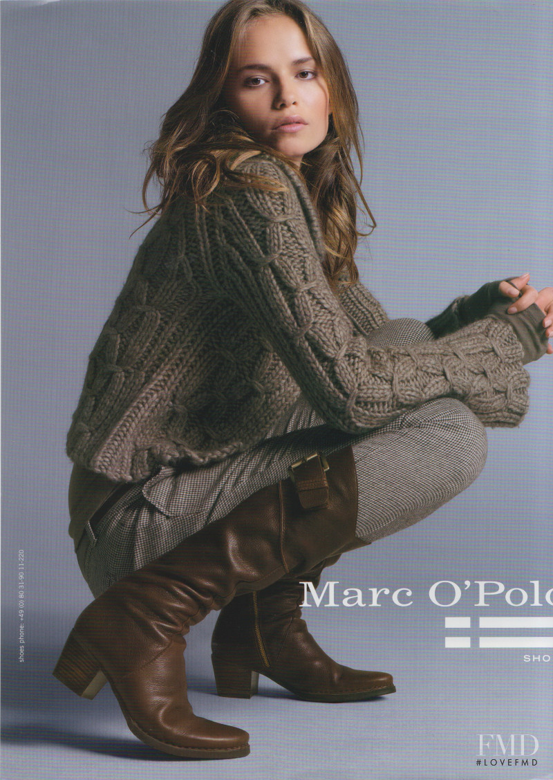 Natasha Poly featured in  the Marc O‘Polo advertisement for Autumn/Winter 2006