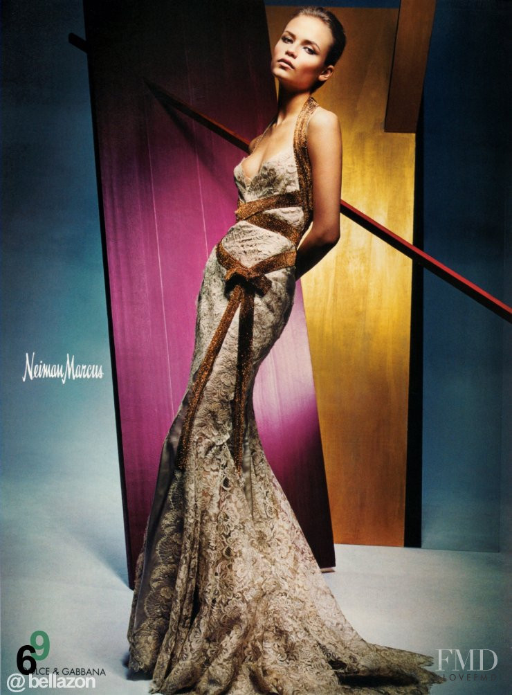 Natasha Poly featured in  the Neiman Marcus catalogue for Fall 2004