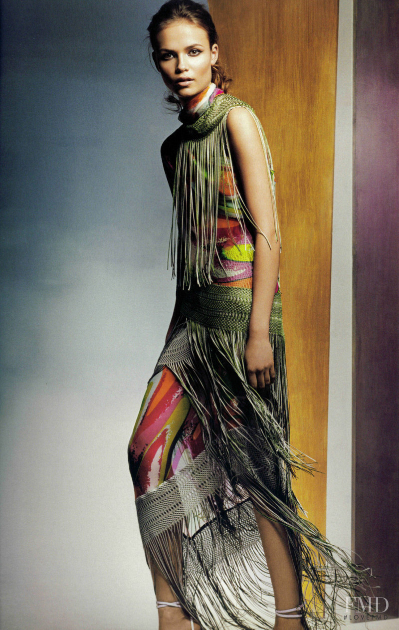 Natasha Poly featured in  the Neiman Marcus catalogue for Fall 2004