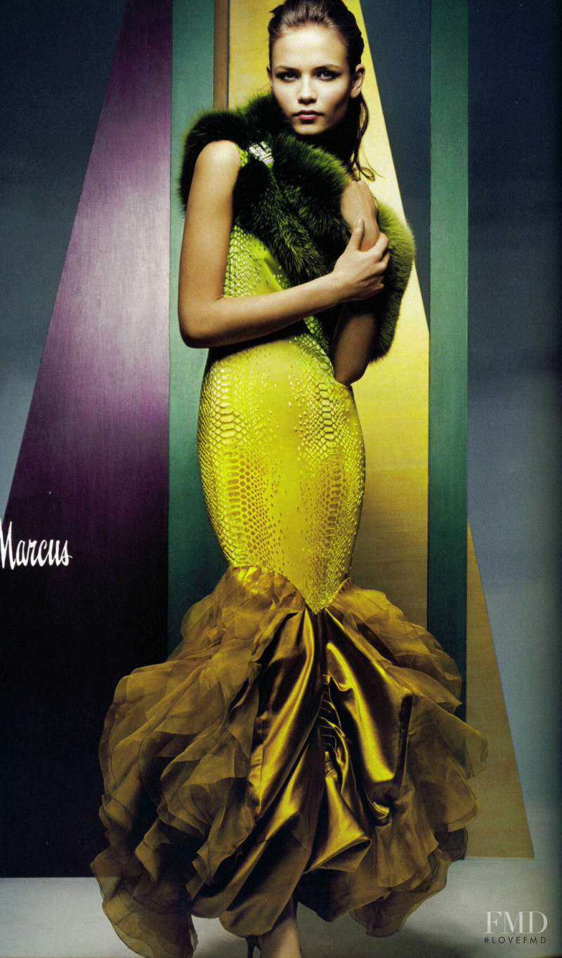 Natasha Poly featured in  the Neiman Marcus catalogue for Fall 2004