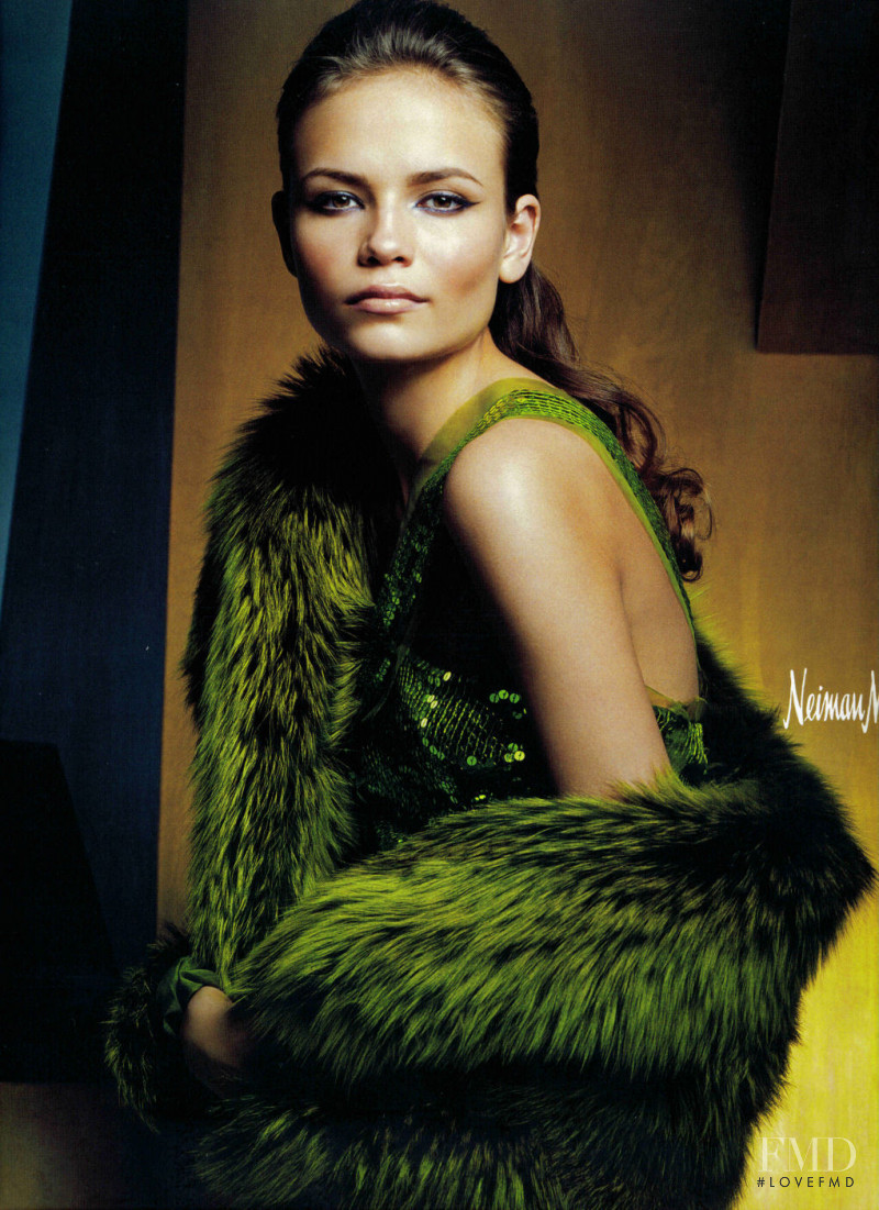 Natasha Poly featured in  the Neiman Marcus catalogue for Fall 2004