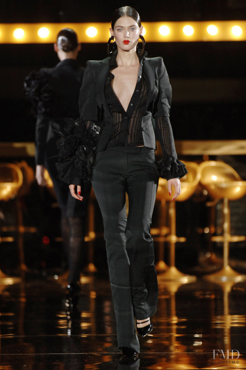 Bianca Balti featured in  the Antonio Berardi fashion show for Autumn/Winter 2006