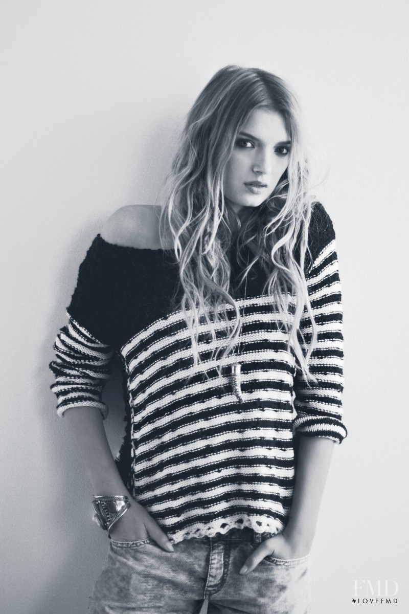 Lily Donaldson featured in  the Free People catalogue for Winter 2012