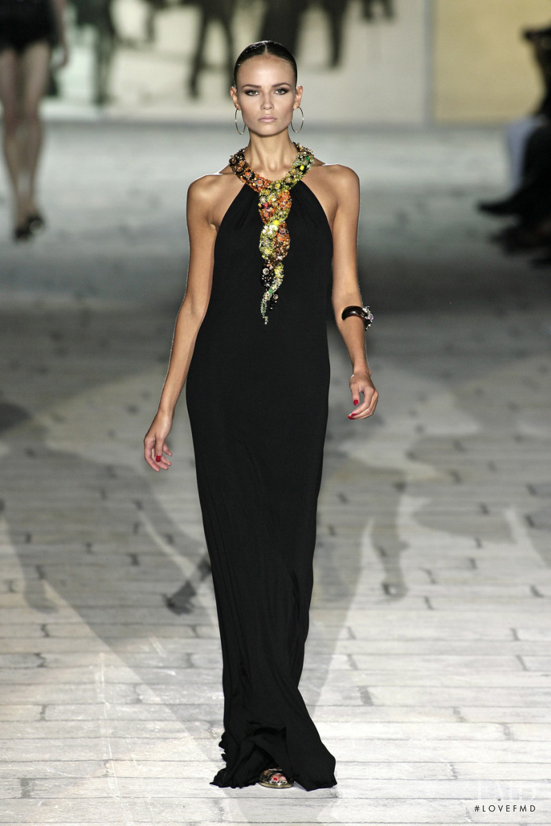 Natasha Poly featured in  the Roberto Cavalli fashion show for Spring/Summer 2007
