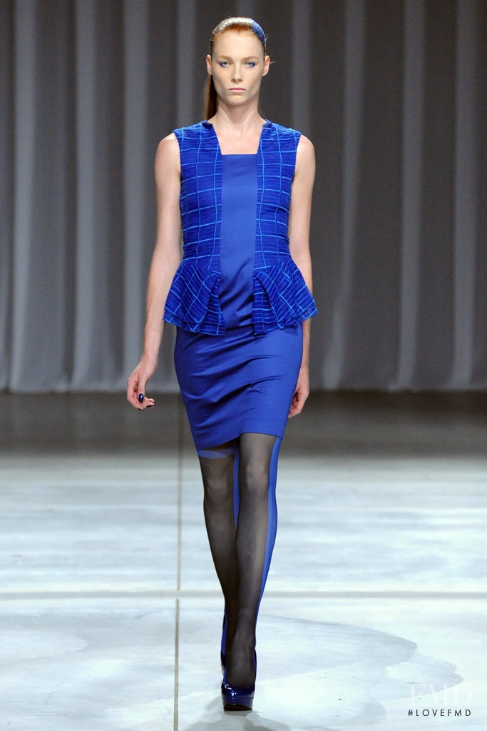 Ilona Swagemakers featured in  the Yasutoshi Ezumi fashion show for Spring/Summer 2013