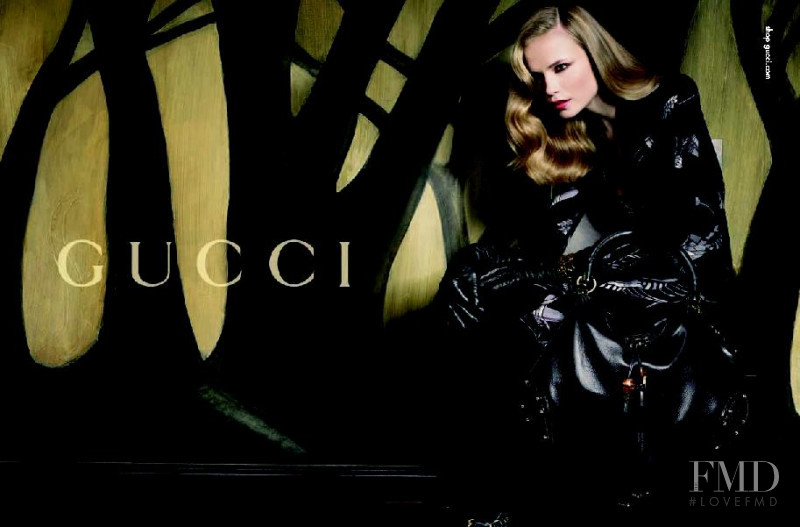 Natasha Poly featured in  the Gucci advertisement for Autumn/Winter 2007