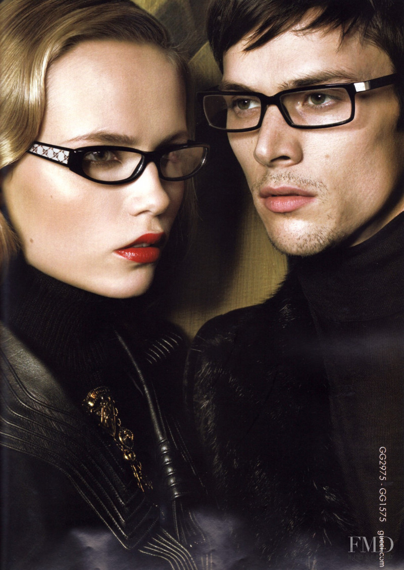 Natasha Poly featured in  the Gucci advertisement for Autumn/Winter 2007