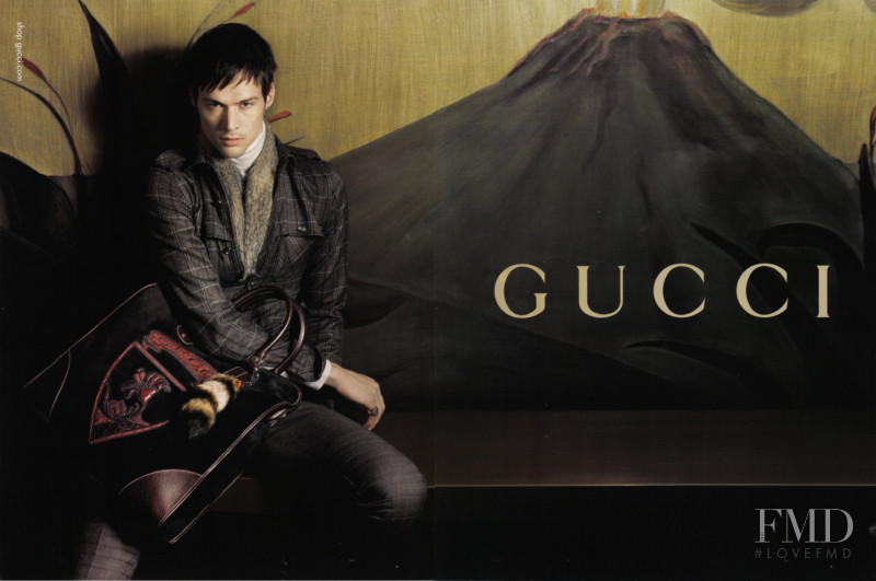 Natasha Poly featured in  the Gucci advertisement for Autumn/Winter 2007