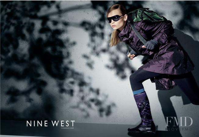 Natasha Poly featured in  the Nine West advertisement for Autumn/Winter 2007