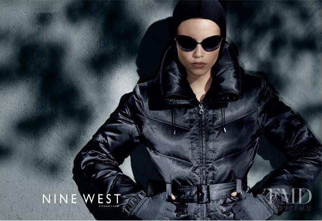 Natasha Poly featured in  the Nine West advertisement for Autumn/Winter 2007