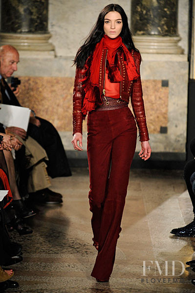 Mariacarla Boscono featured in  the Pucci fashion show for Autumn/Winter 2010
