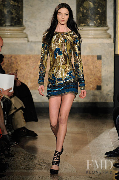 Mariacarla Boscono featured in  the Pucci fashion show for Autumn/Winter 2010