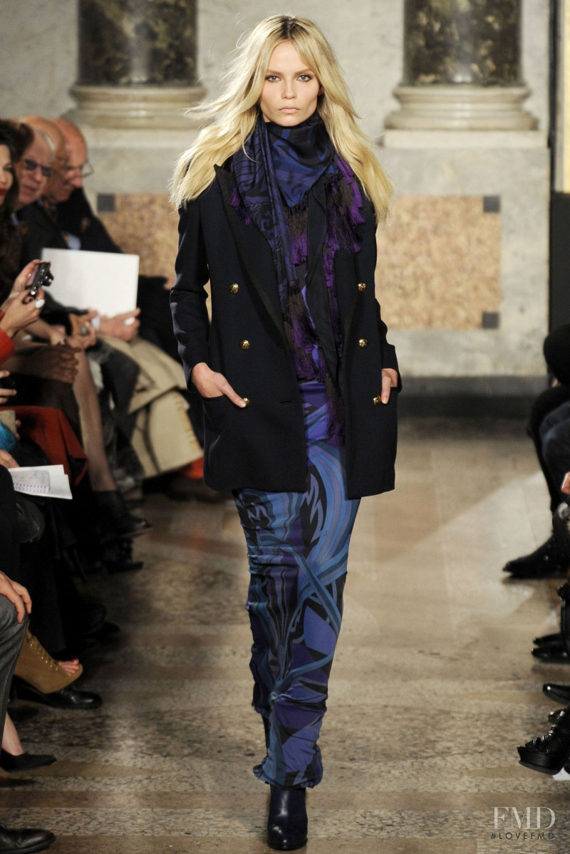 Natasha Poly featured in  the Pucci fashion show for Autumn/Winter 2010