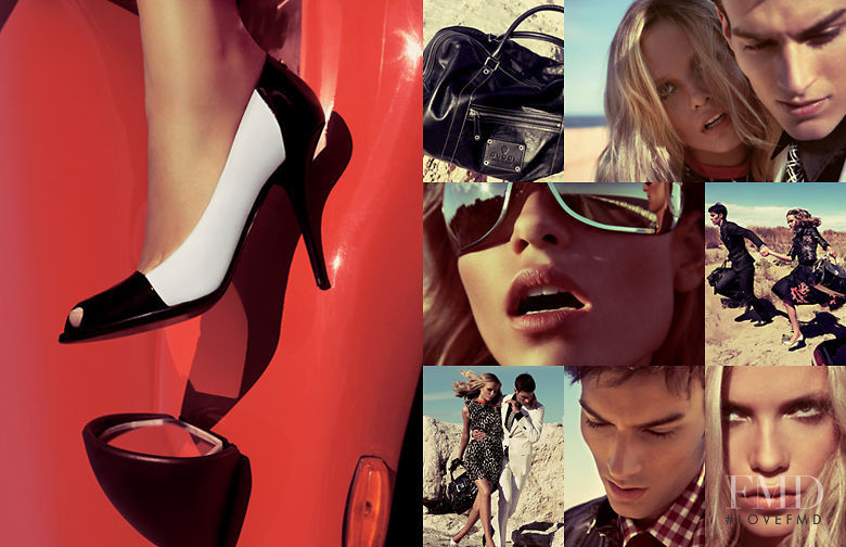 Natasha Poly featured in  the Gucci advertisement for Cruise 2008